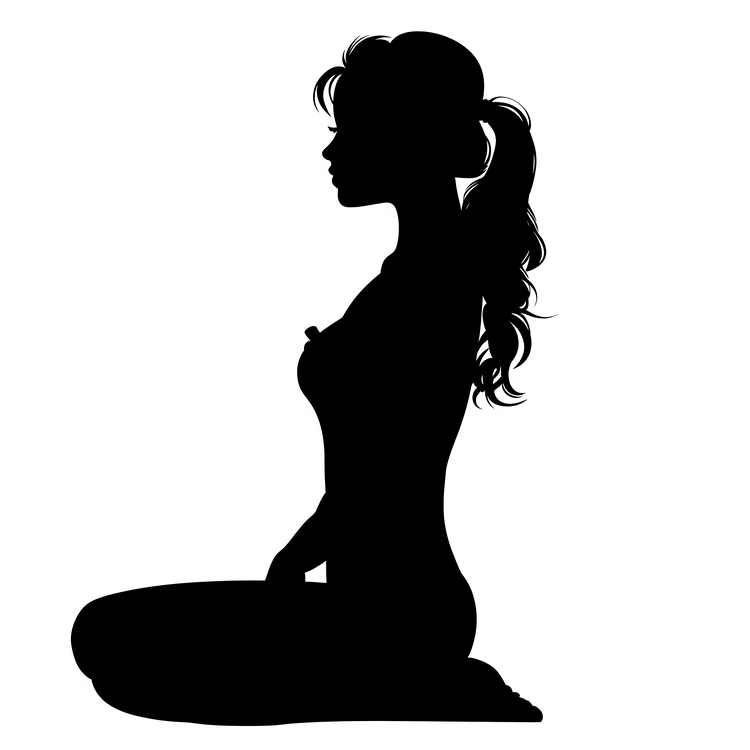 Sexy Lady,Human,Silhouette