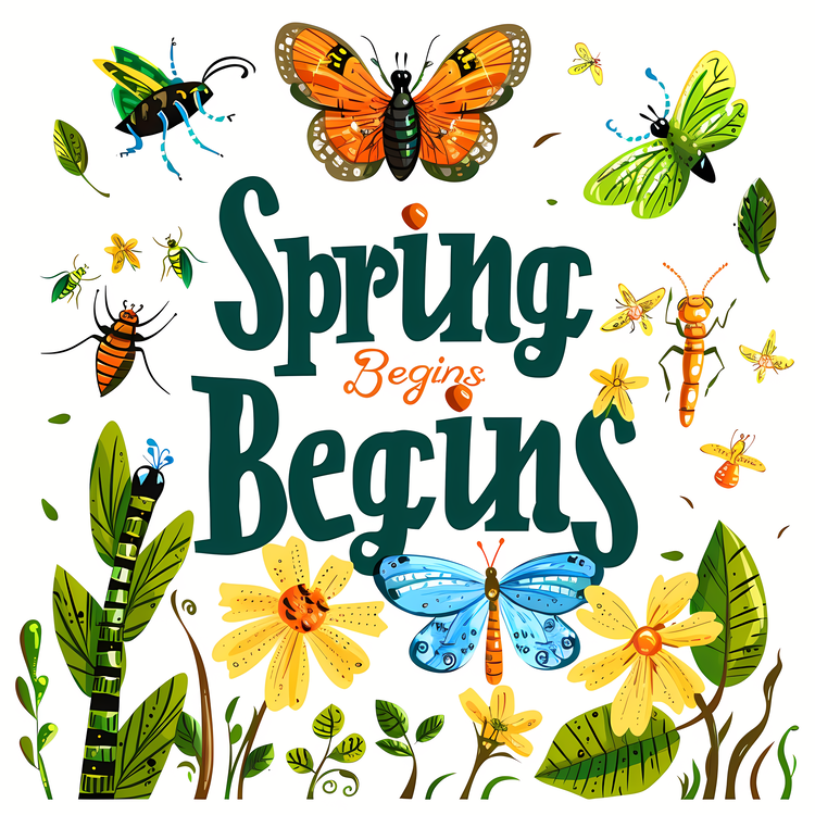 Spring Begins,For   Spring,Butterflies
