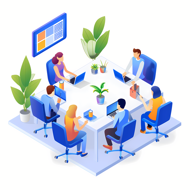 Office,People In Meeting,Office Space