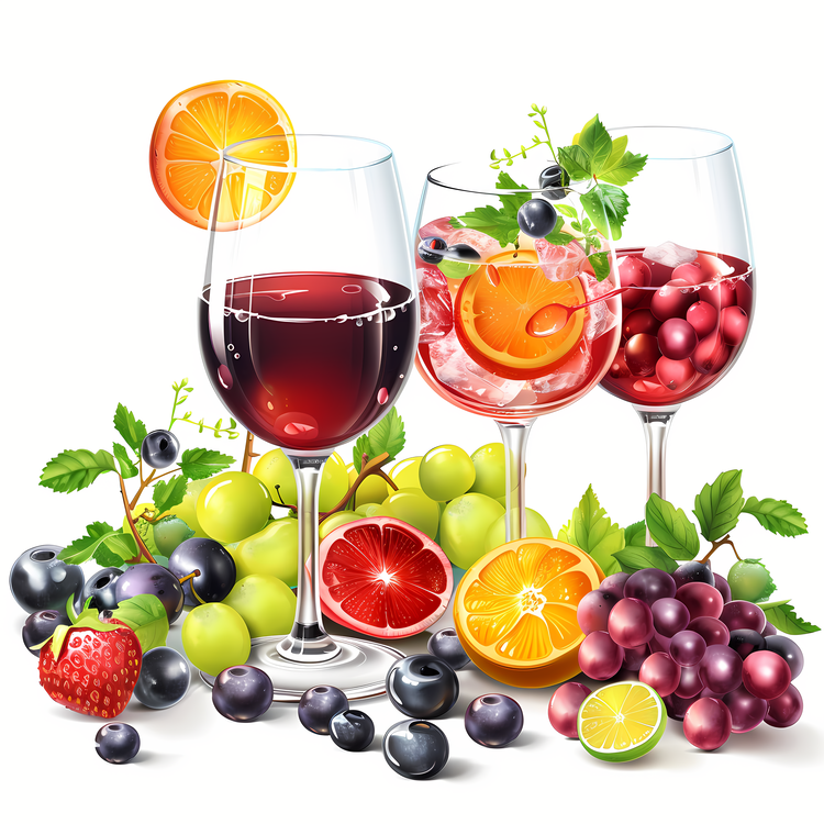 Food Drinks,Wine Glass,Grape