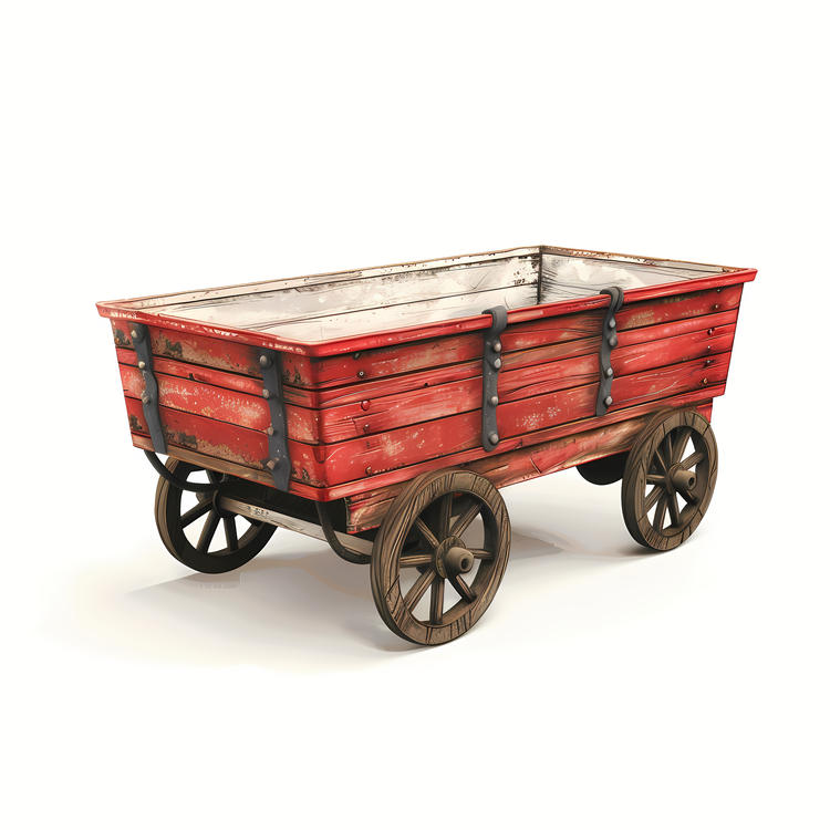 Little Red Wagon Day,Red Wagon,Wooden Wagon