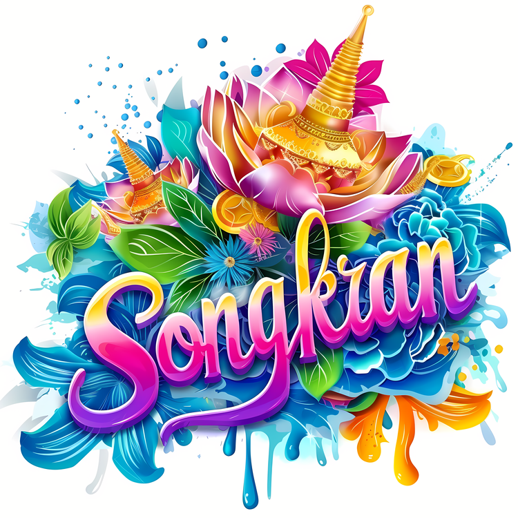 Songkran,Festival,Colorful