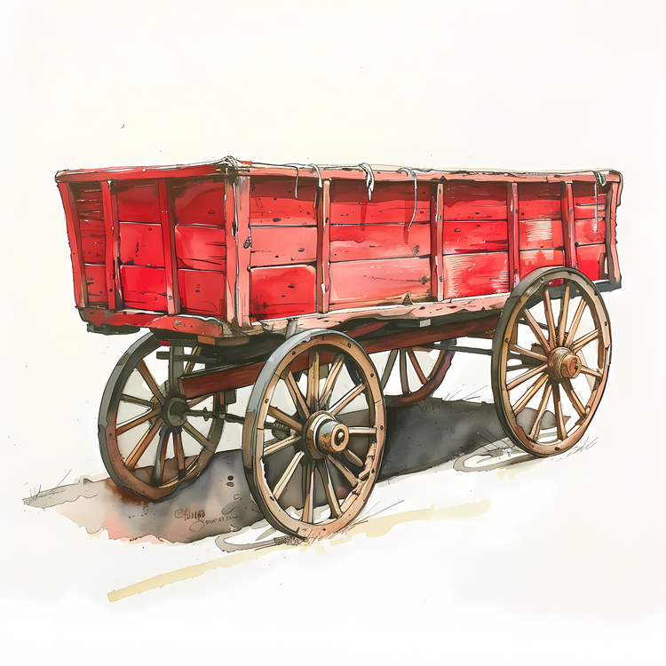 Little Red Wagon Day,Wagon,Red