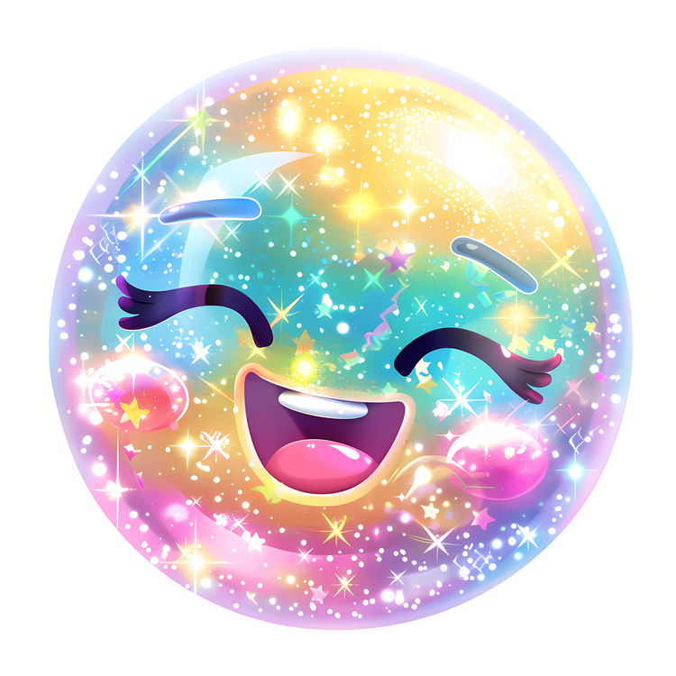 Sparkle,Smiling Face,Glossy