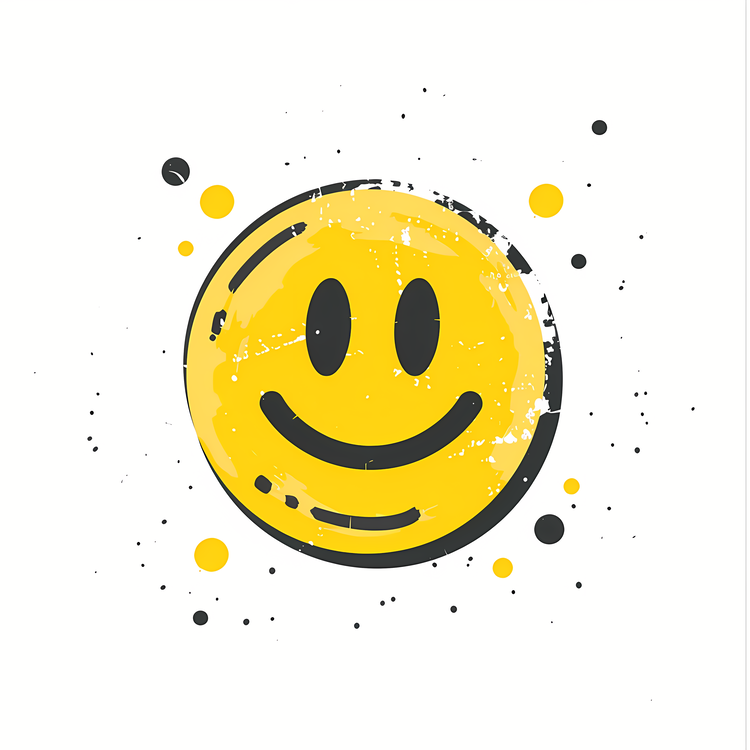 International Day Of Happiness,Smiley Face,Yellow