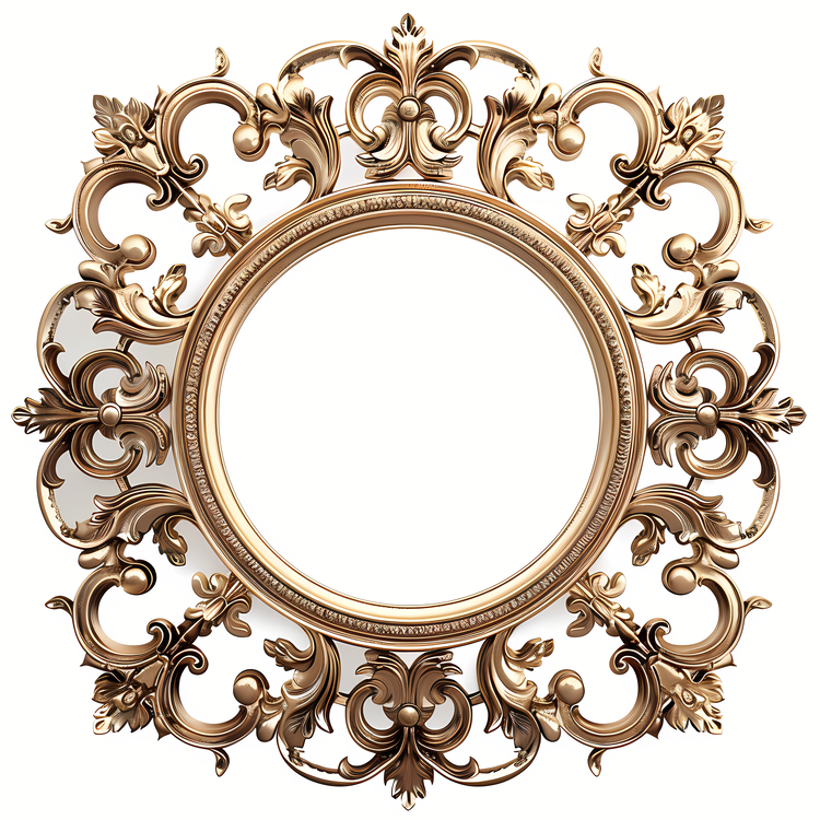 Round Frame,Ornate,Decorative