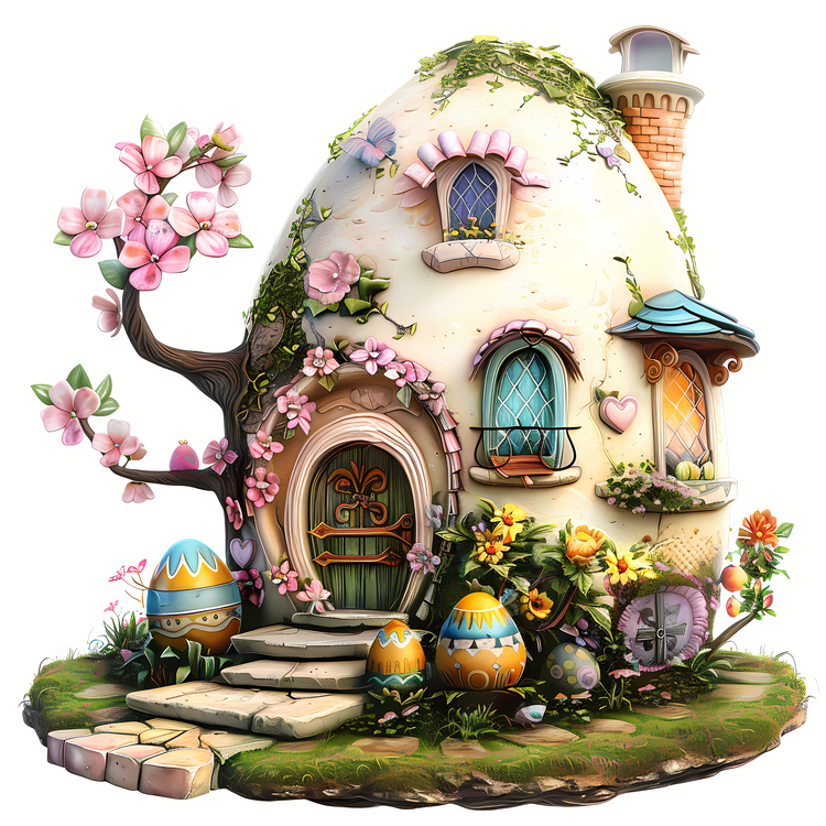 Easter Egg House,House,Easter Eggs