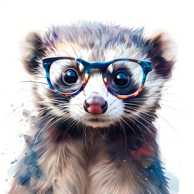 Ferret Day,Digital Painting,Art