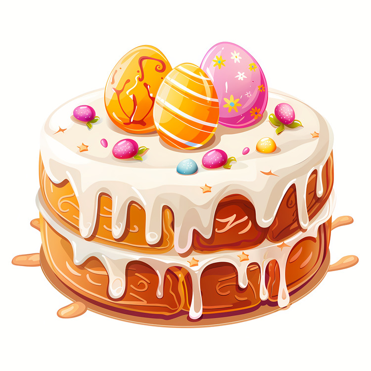 Easter Cake,Food,Cake With Icing