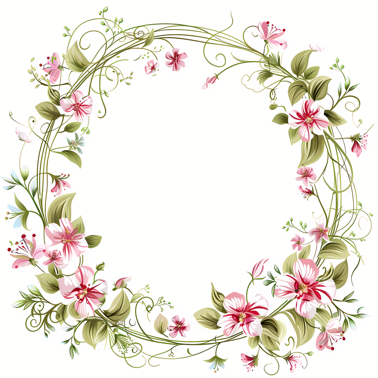 Wedding Frame,Floral Wreath,Decorative Wreath
