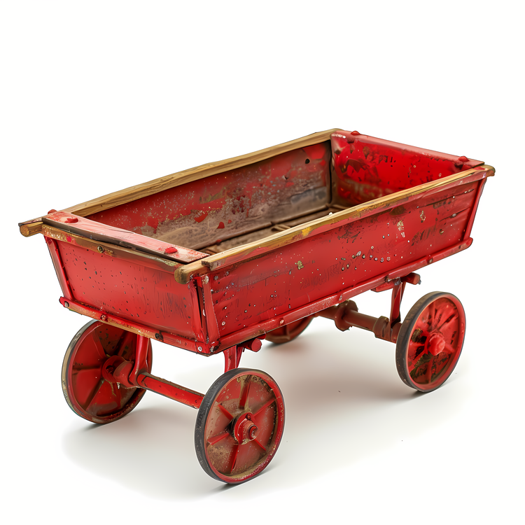 Little Red Wagon Day,Red,Wheels