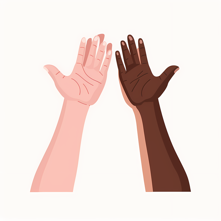 High Five,African American,Hands