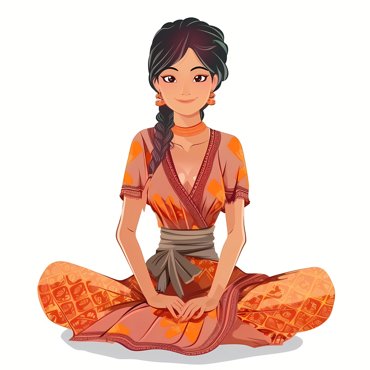 Cambodian Woman,India,Hinduism