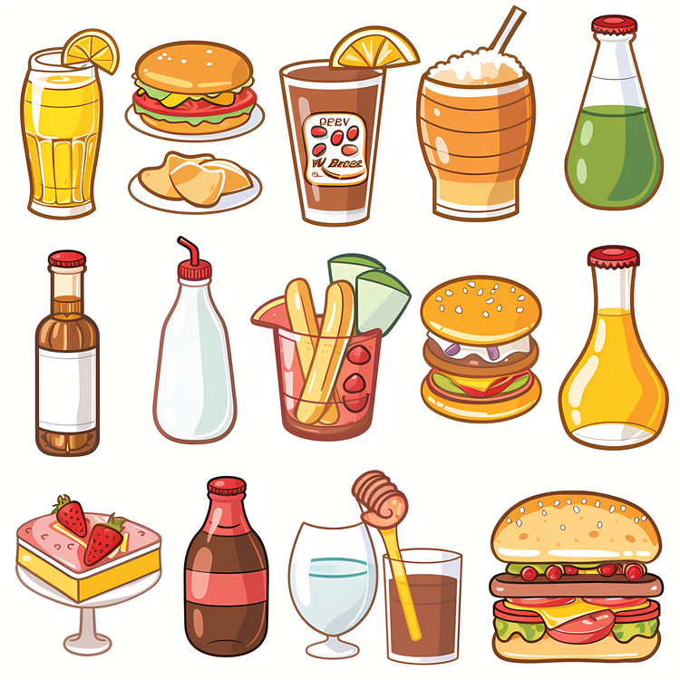Food Drinks,Fast Food,Hamburger