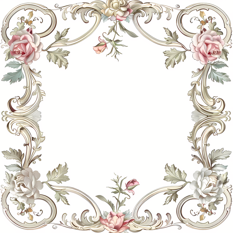 Wedding Frame,French,Ornate