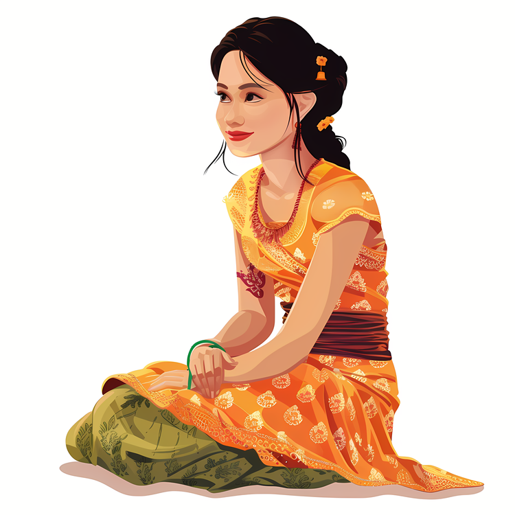 Cambodian Woman,Woman,Indian