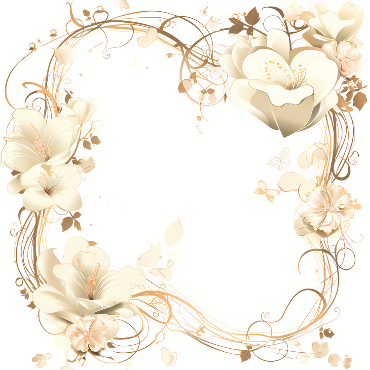 Wedding Frame,Bouquet,Flowers