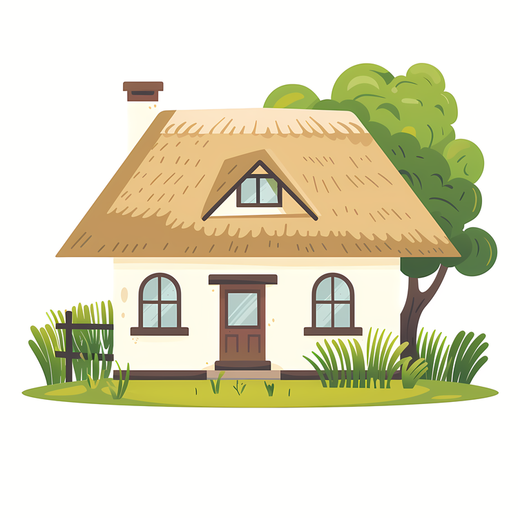 House,Cottage,Flat Roof