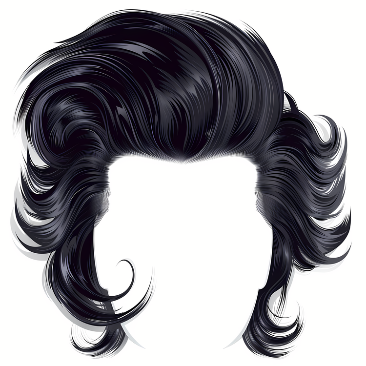 Man Hairstyle,Wavy Hair,Black Hair