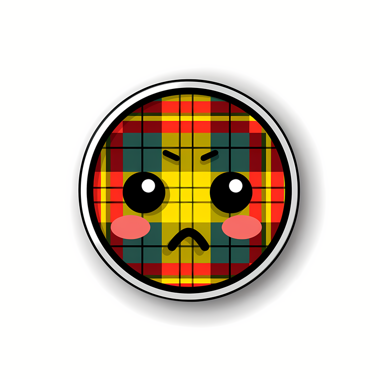 Tartan Day,Angry Face,Emoticon