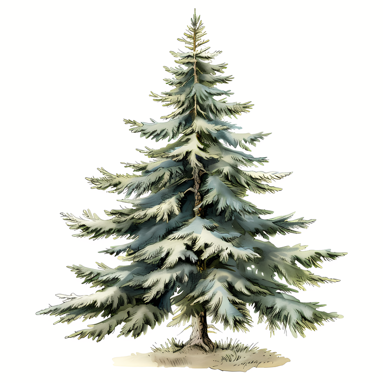 Fir Tree,Christmas Tree,Winter Tree