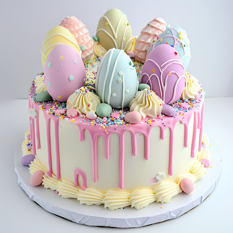 Easter Cake,Cake,Pink