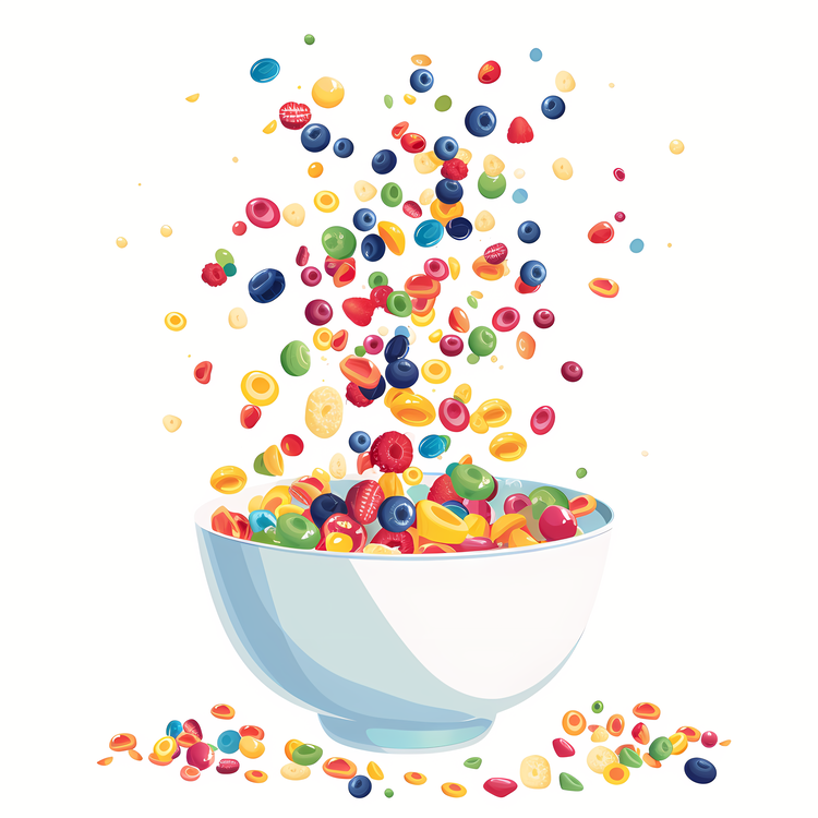 Cereal,Amazing Breakfast,Colorful