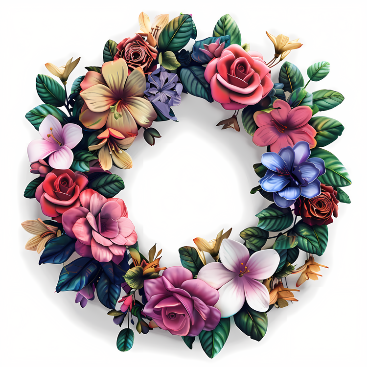 Flower Wreath,Wreath,Handmade Wreath