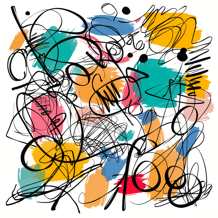 Scribble Day,Abstract,Colorful
