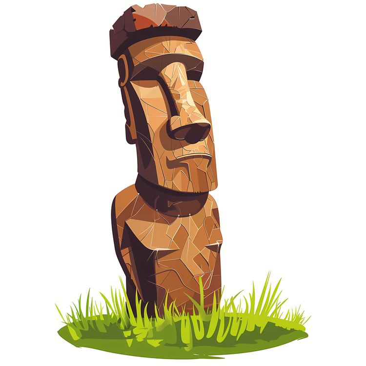 Moai,Carving,Statue