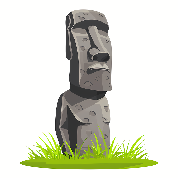 Moai,Moa Stone,Polynesian Sculpture