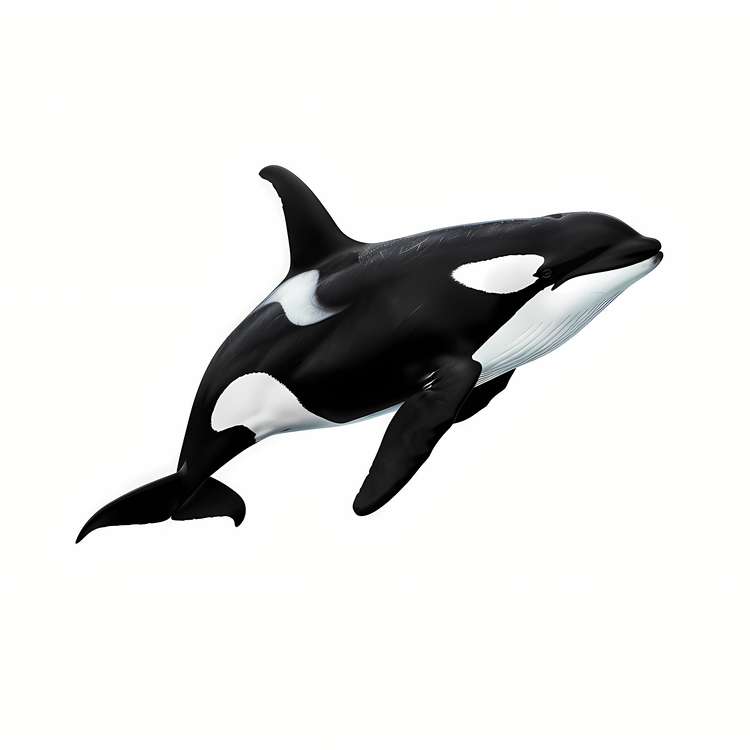 Killer Whale,Whale,Black And White