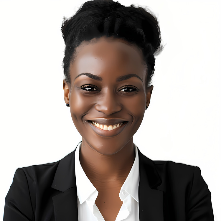 Woman,Business Attire,Smiling Woman With Bun