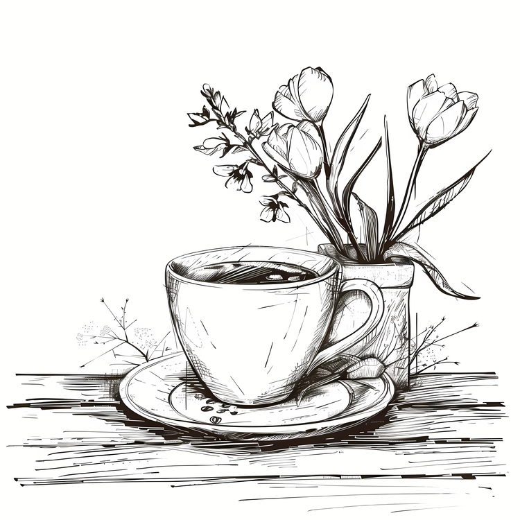 Spring,Coffee,Cup Of Coffee