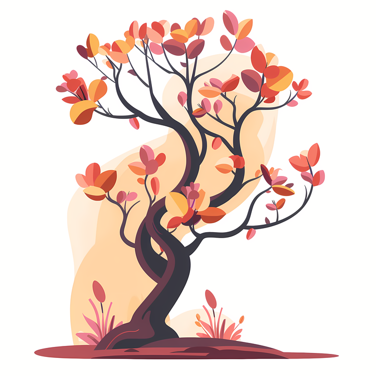 Decorative Tree,Tree,Fall Colors
