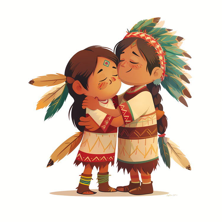 Reconciliation Day,Cartoon,Native American