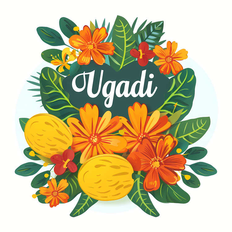 Happy Ugadi,Fresh,Colorful