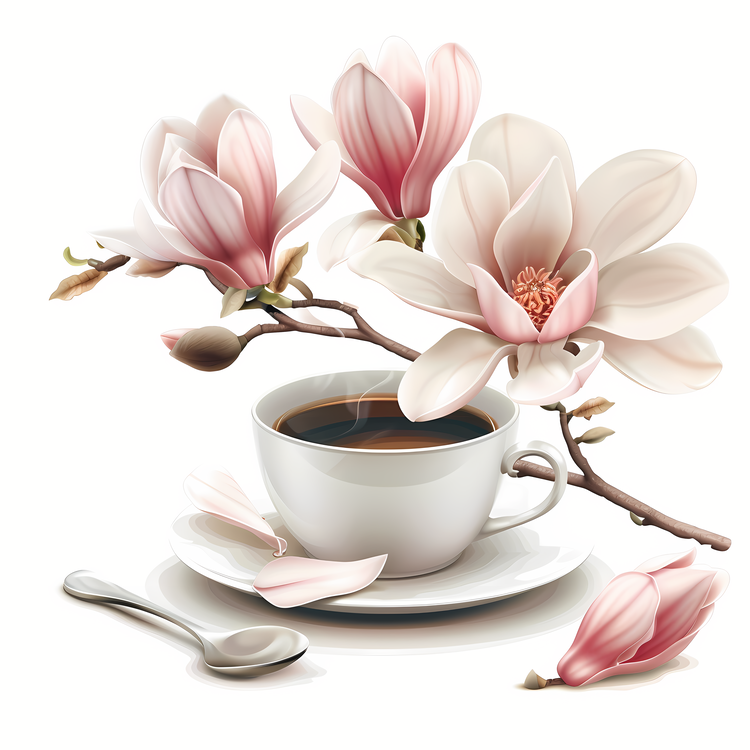 Spring,Coffee,Mornflower