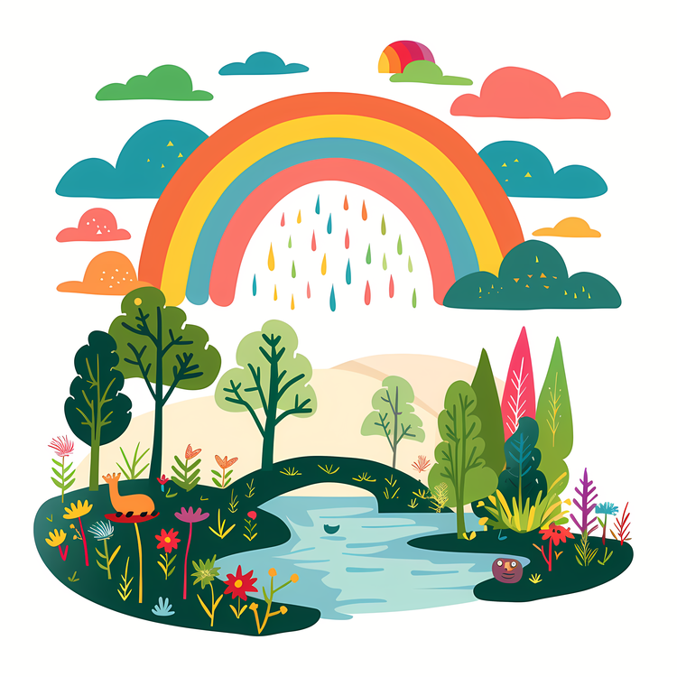 Find A Rainbow Day,Nature,Forest