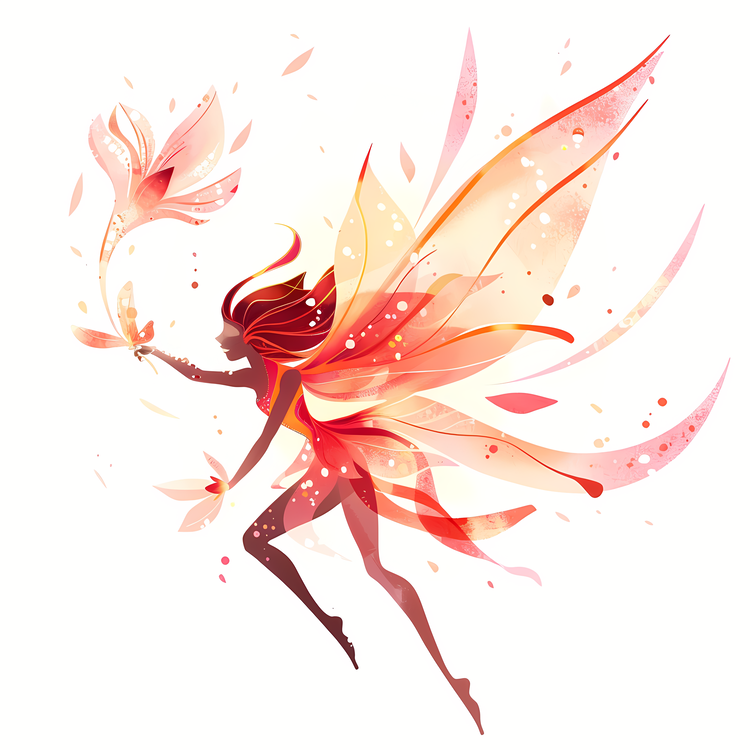 Flower Fairy,Wings,Flowery