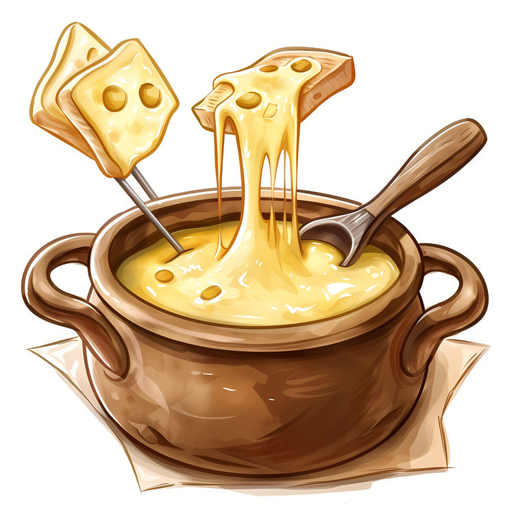 Cheese Fondue Day,Emblem,Cuisine