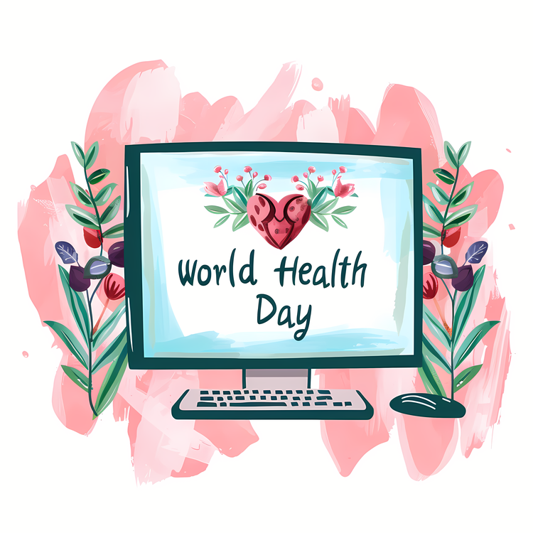 World Health Day,Computer,Desk