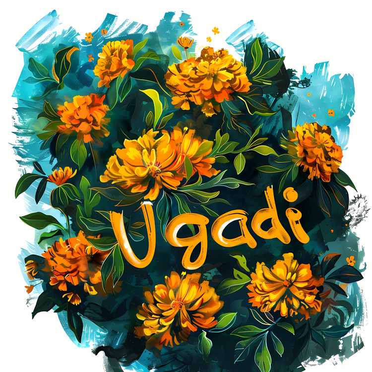 Happy Ugadi,Bouquet,Floral Arrangement