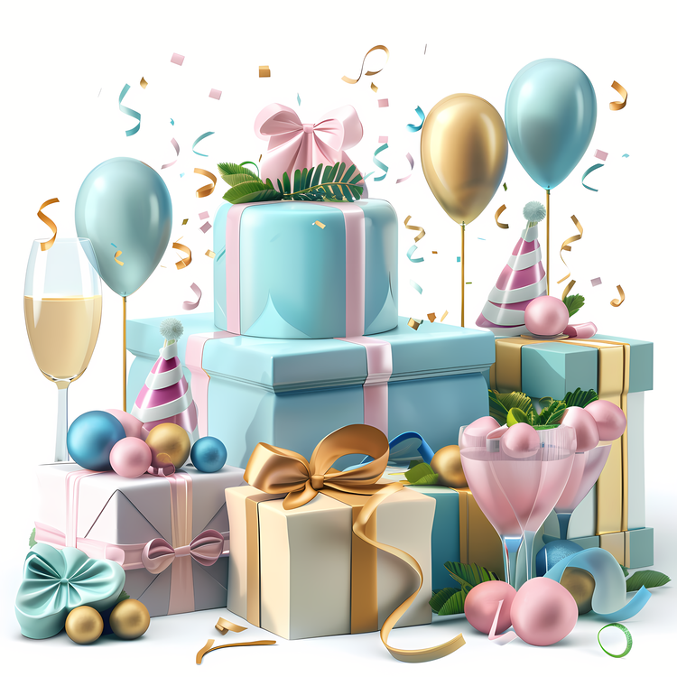 Party Day,Gift Boxes,Birthday Gifts