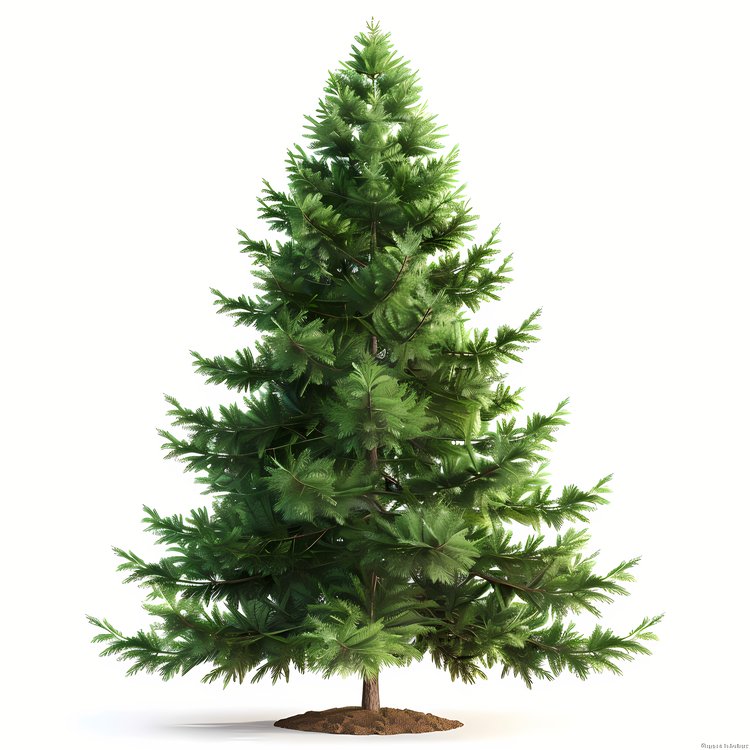 Fir Tree,Christmas Tree,Fresh Green Pine Tree