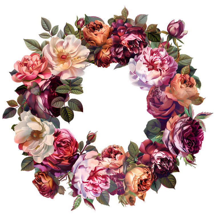 Flower Wreath,Floral Wreath,Bouquet
