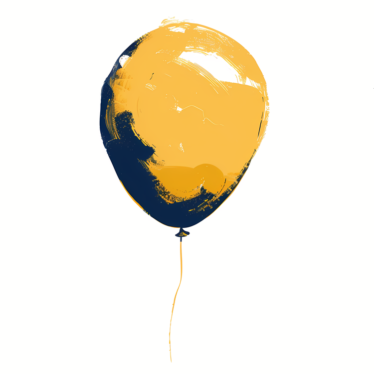 Balloon,Yellow Balloon,Painting