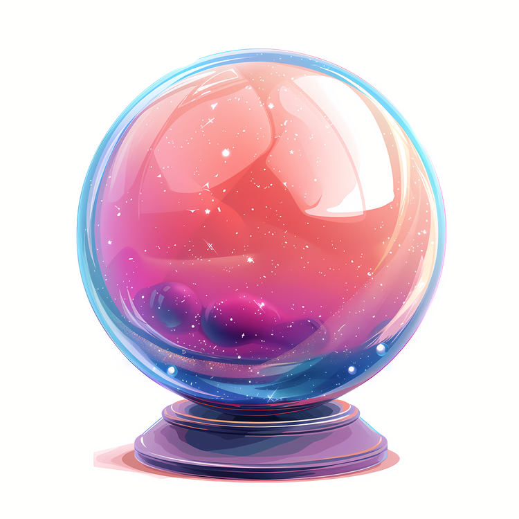 Mystical Crystal Ball,Crystal,Glass Ball