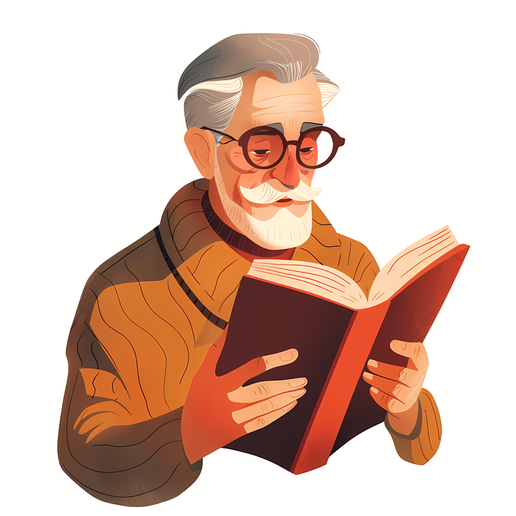 World Storytelling Day,Man Reading,Elderly Man