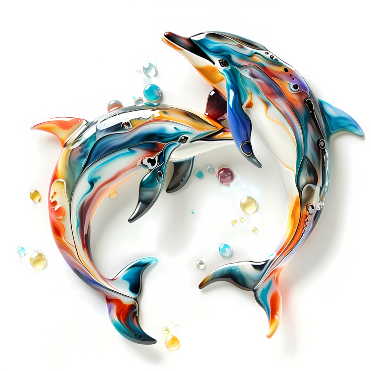Dolphin Day,Whimsical,Artistic